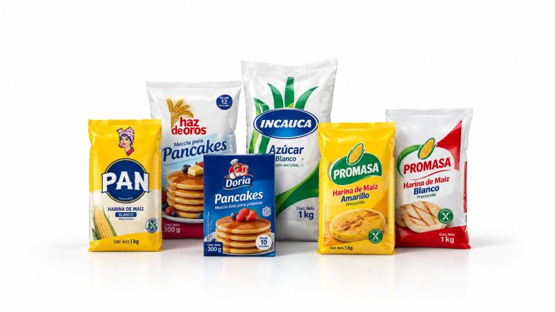 Harinas mezclas y azucar