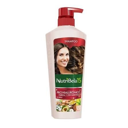 Shampoo Nutribela15 Pro Hialurónico fuerza y crecimiento 