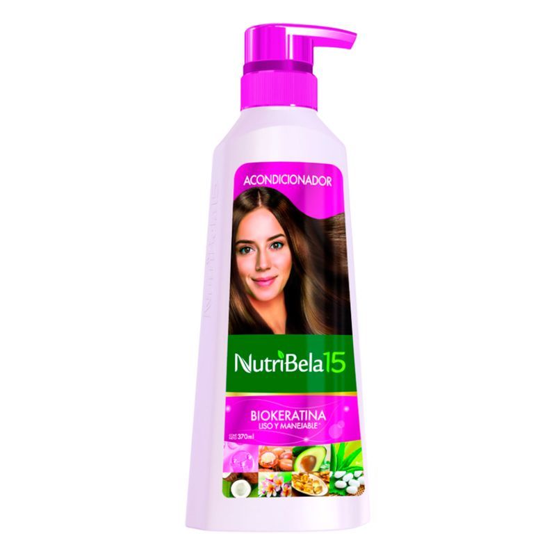 Acondicionador Nutribela15 Bio Keratina liso y manejable 