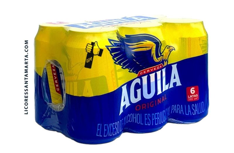 Six pack de águila original 330