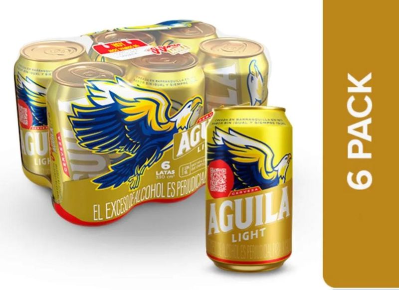 Six pack águila ligth 330ml