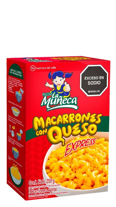 Macarrones con queso la muñeca 200g