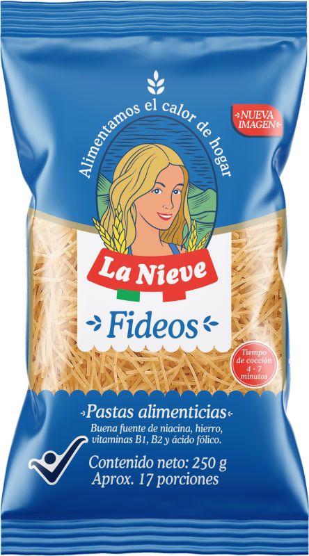 Fideos la nieve 250g