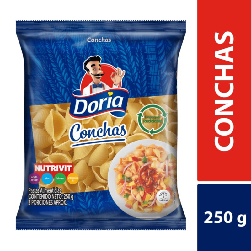 Conchas doria 250g