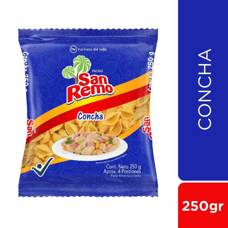 Conchas san remo 250g