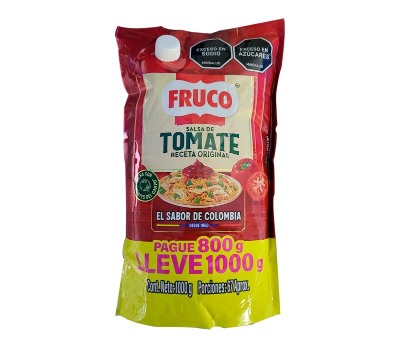 Fruco salsa de tomate 1000g