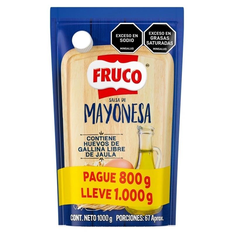 Fruco salsa de mayonesa 1000g