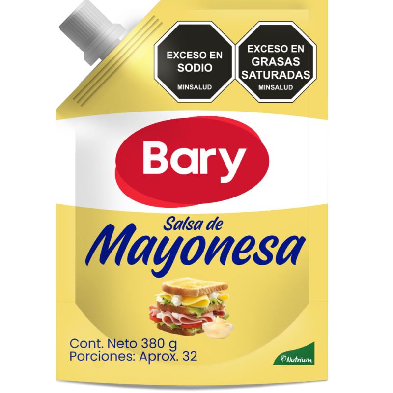 Salsa mayonesa bary 380g