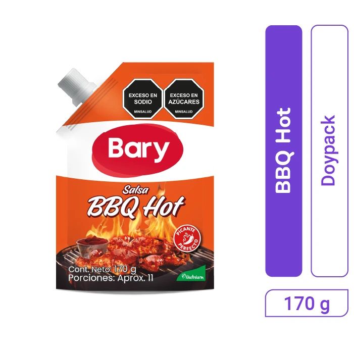 Salsa BBQ HOT bary 170g