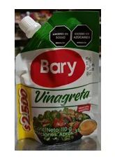 Salsa de Vinagreta bary 110g