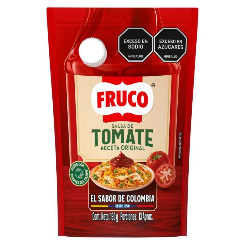 Fruco salsa de tomate 190g 