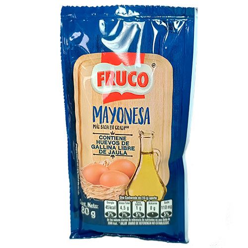 Sobre de salsa de mayonesa fruco  80g