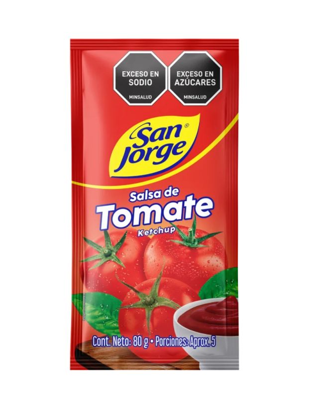 Sobre de salsa de tomate san jorge 80g