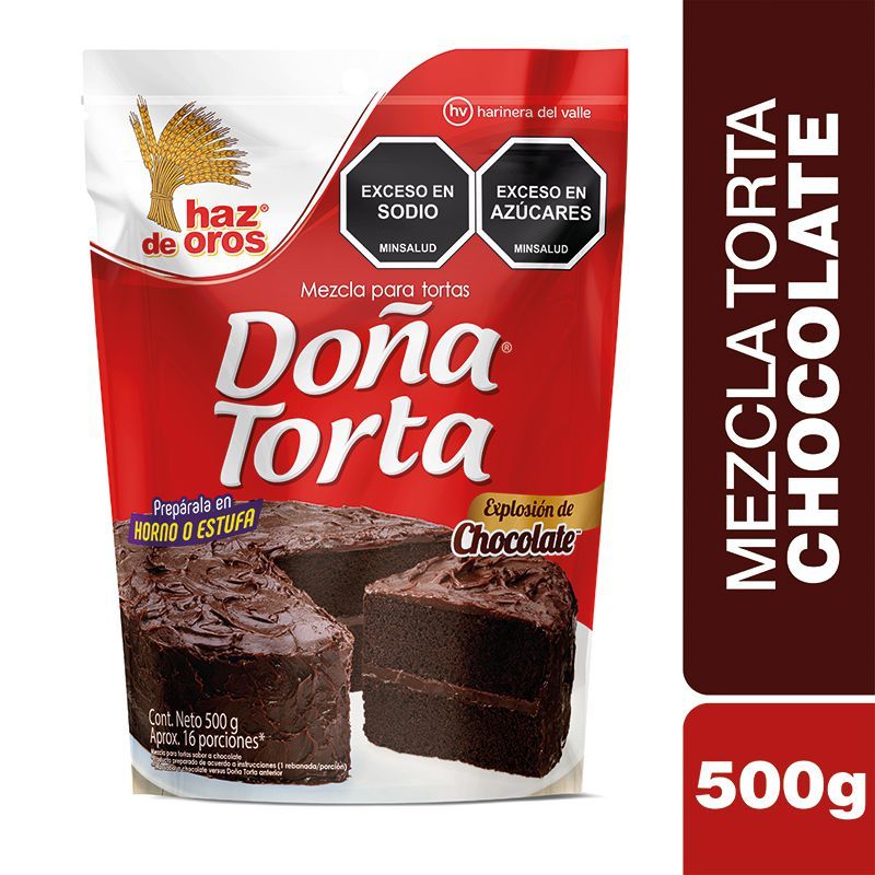 Doña torta de chocolate 500g