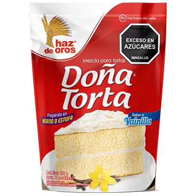 Doña torta de vainilla 500g