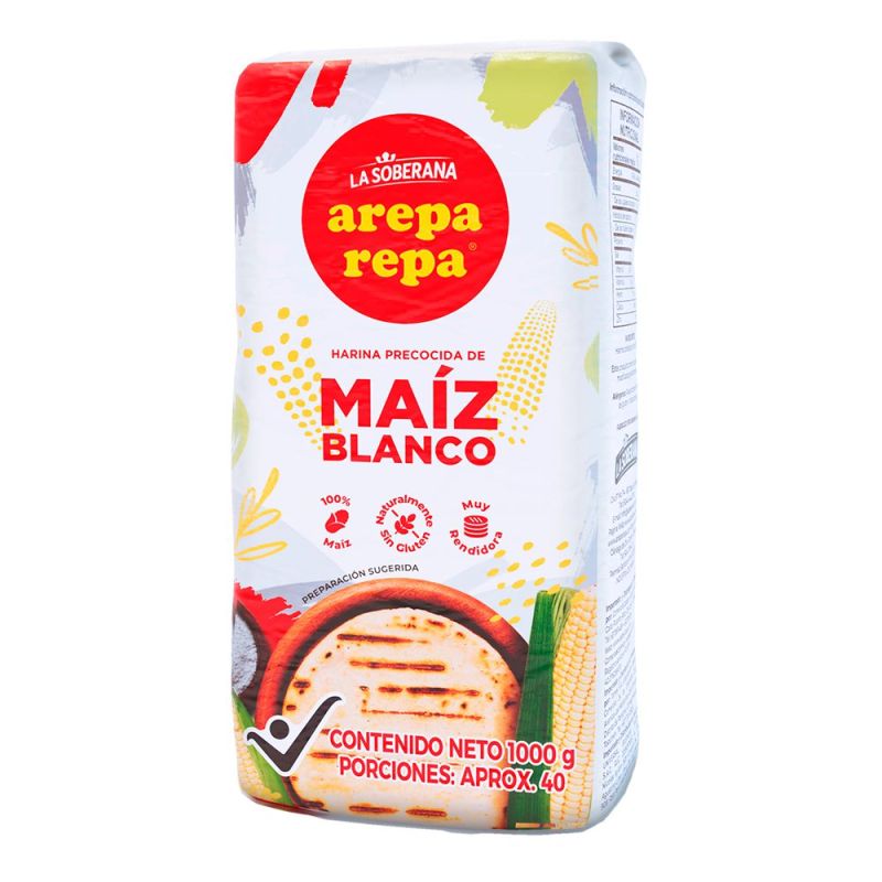 Harina Arepa arepa maíz blanco 1000g