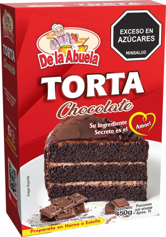 Mezcla para torta de la abuela 450g chocolate 