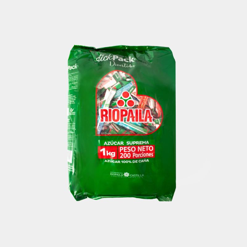 Azúcar rio paila en sobres pequeños 1kilo