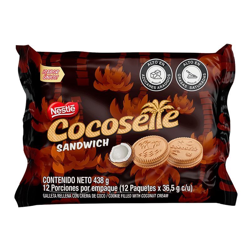  Galleta Cocosette sándwich x12
