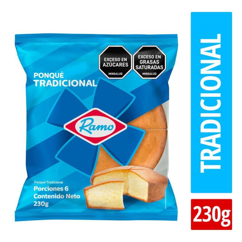 Ponqué de ramo tradicional 230g