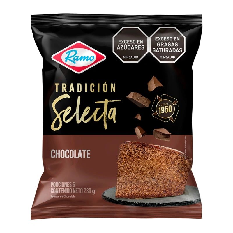 Ponque de ramo tradicion selecta chocolate 230g