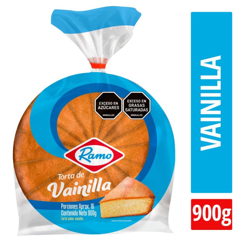 Torta de ramo x16 porciones de vainilla 900g