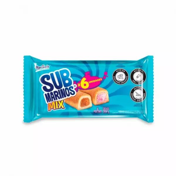 Sub marinos mix bimbo x6
