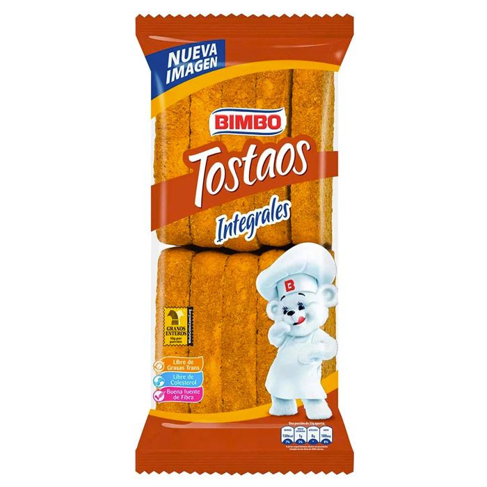 Tostadas Bimbo integral x10 