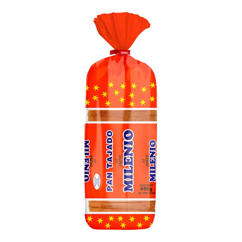 Pan tajado  mileno 480g