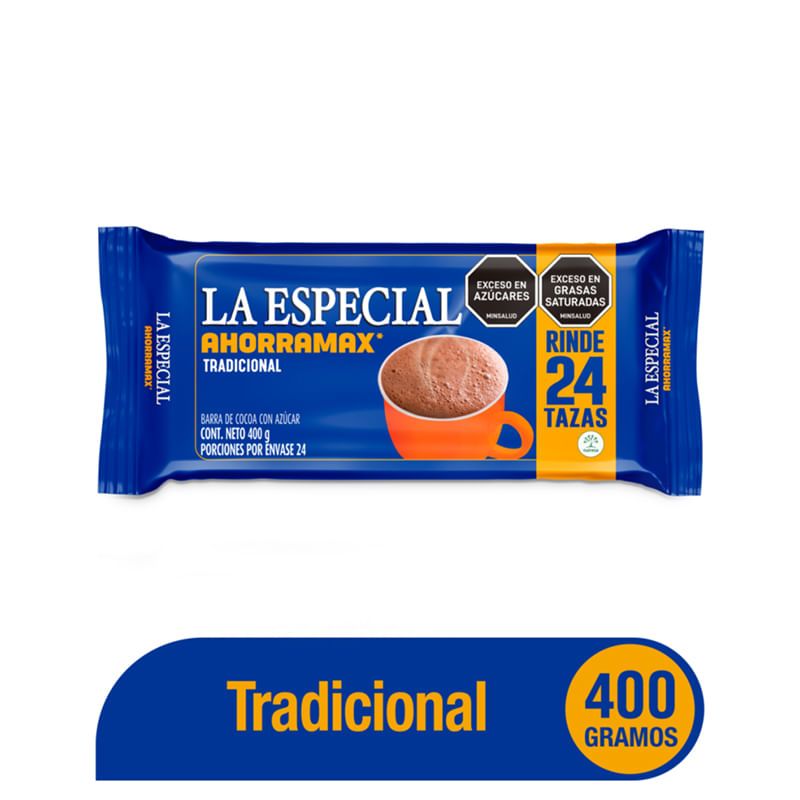 Chocolate la especial tradicional ahorramax 400g