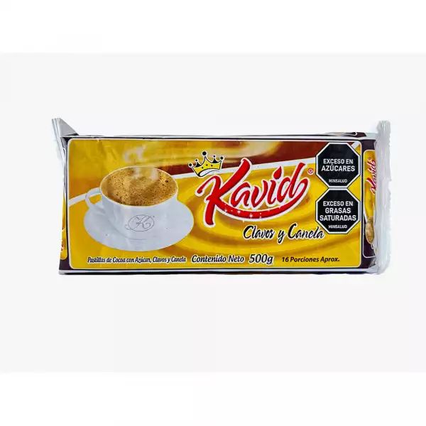 Chocolate kavid clavos y canela 500g