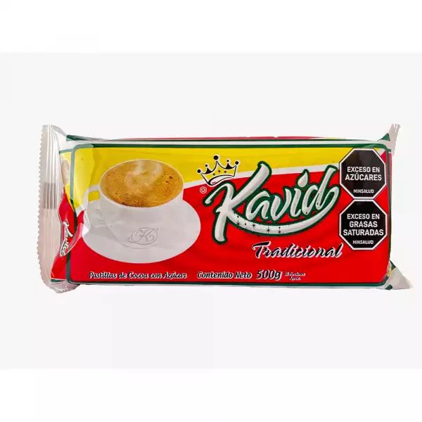 Chocolate kavid tradicional 500g