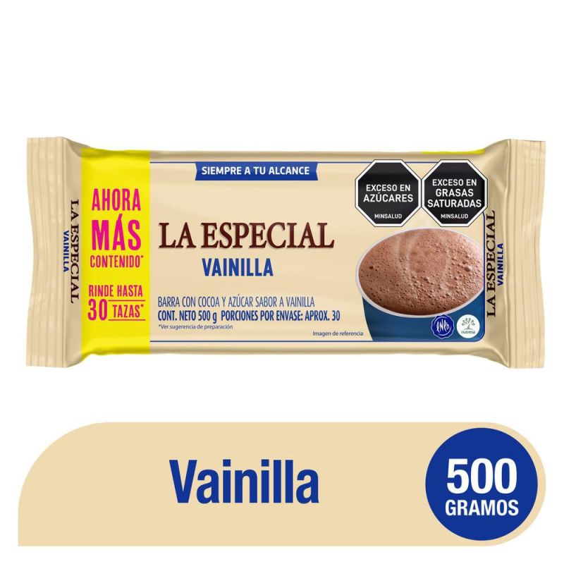 Chocolate la especial vainilla 400g