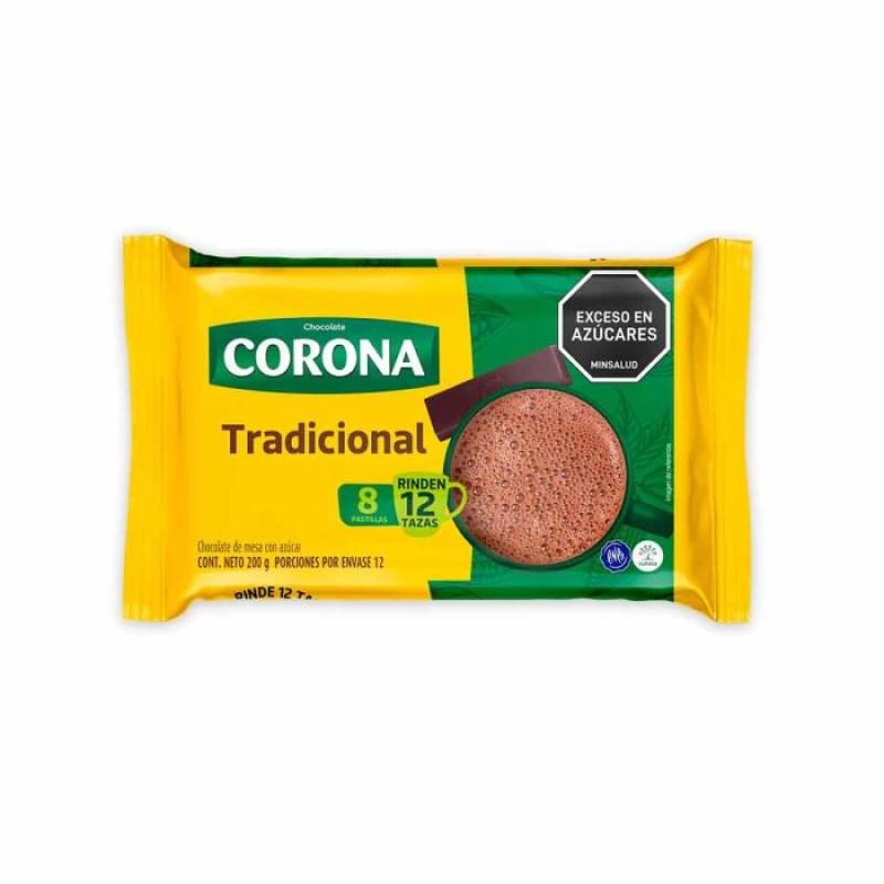 Chocolate corona tradicional 200g