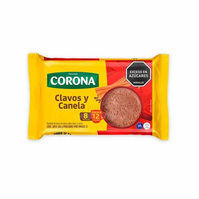 Chocolate corona clavos y canela 200g