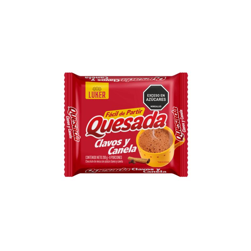 Chocolate Quesada clavos y canela 200g