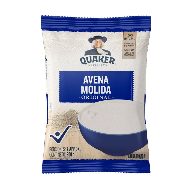 Avena Quaker molida 200g