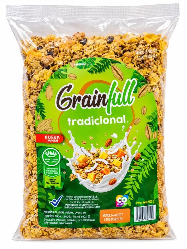 Granola grainfull tradicional 900g