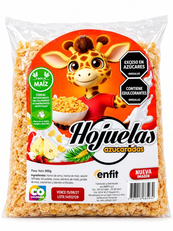 Cereal en hojuelas azucaradas 900g