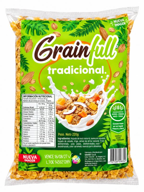 Granola grainfull 220g