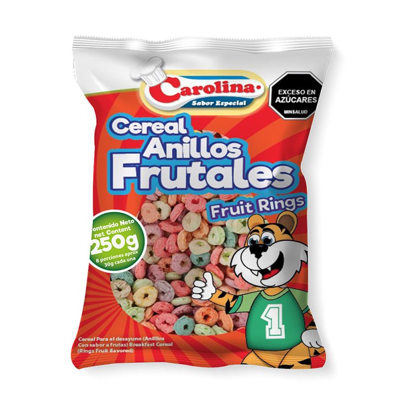Cereal anillos frutales fruit rings250g