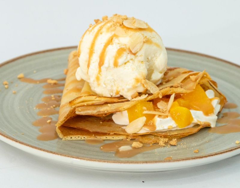 crepe de durazno